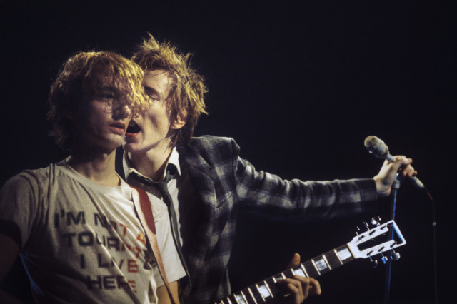 Johnny Rotten and Sid Vicious of PIL #2, Flanders, NJ, 1982