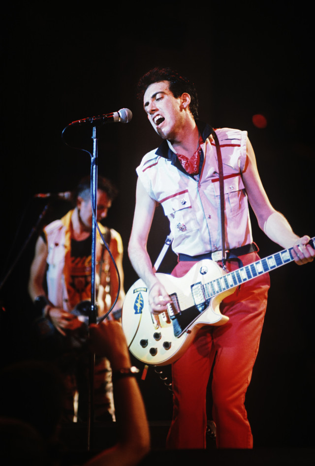  Mick Jones of The Iconic Punk Band The Clash Perform Live