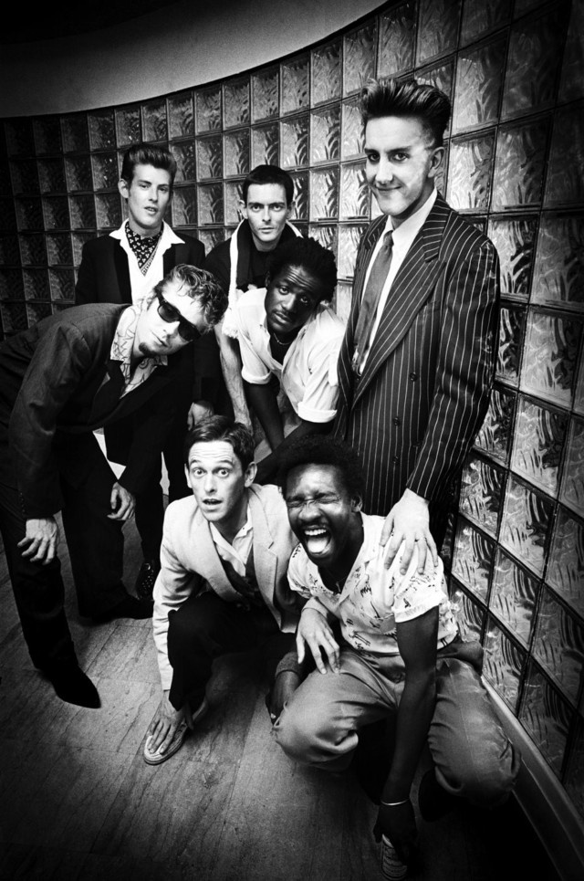 Ska band The Specials back stage