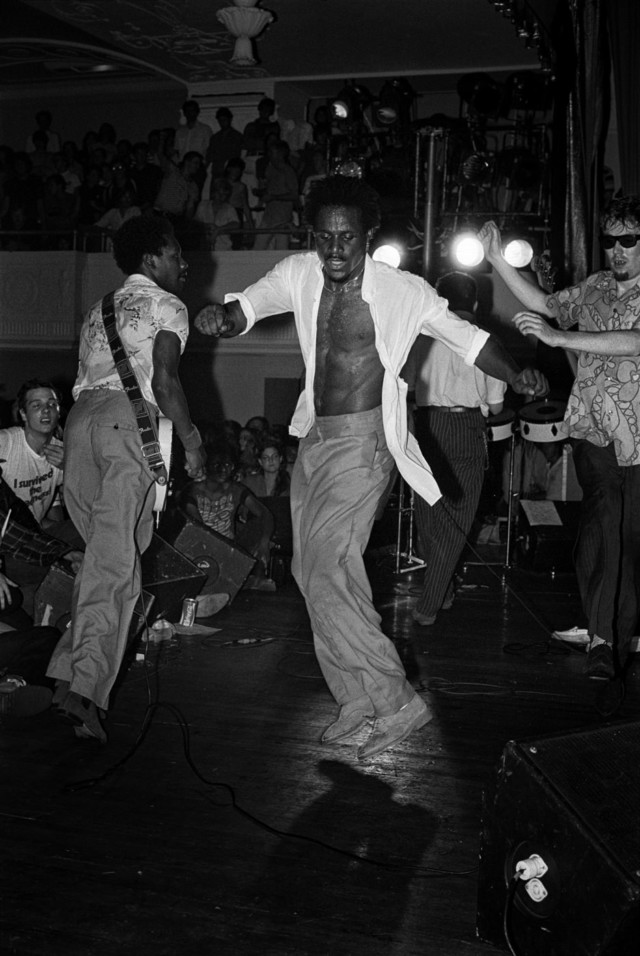 The Specials on stage in Punk book by music photographer Michael Grecco