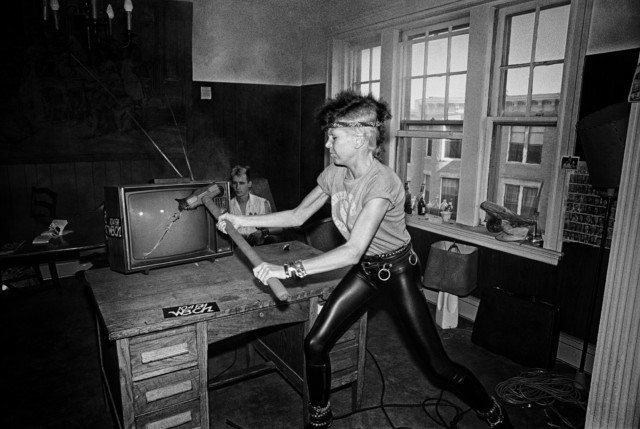 Wendy O Williams punk rock chick in book by music photographer Michael Grecco