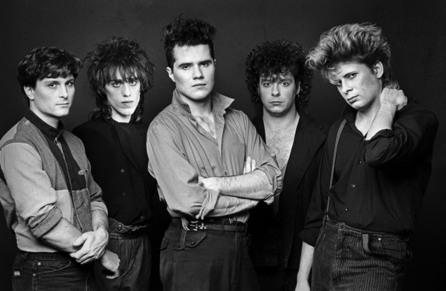 80s punk rock band Drezniak by music photographer Michael Grecco